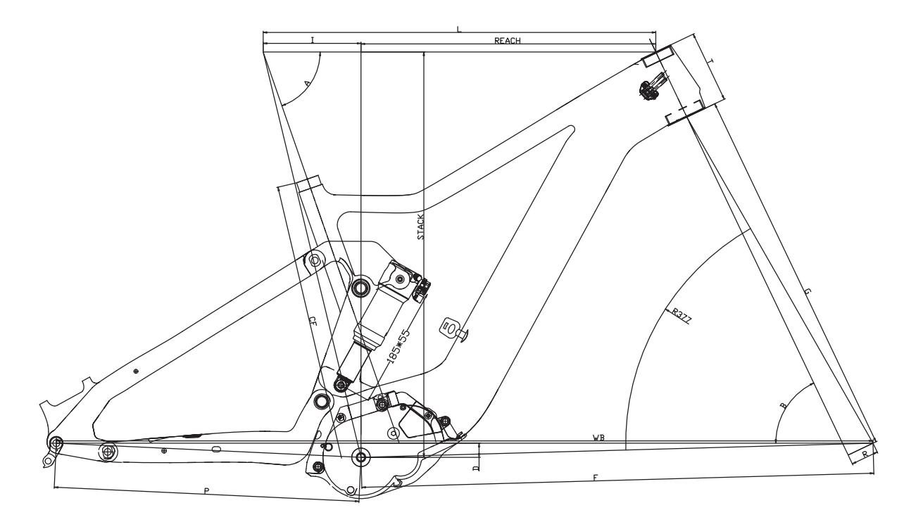 Electric Mountain Bike Frameset