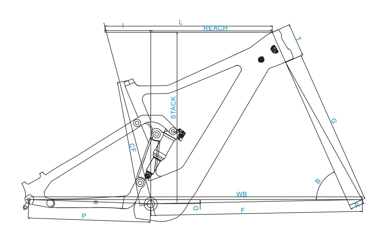 Full Suspension Carbon Bike Frame