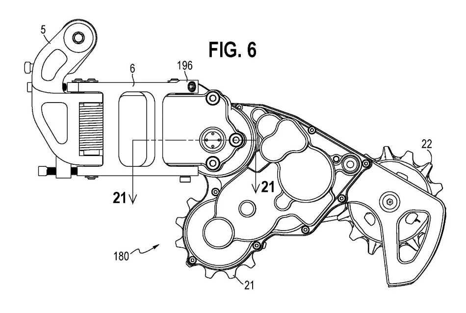 SRAM's self-charging rear chain switch