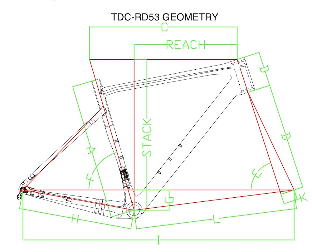 New disc brake Gravel frameset