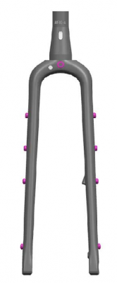 55C Gravel Carbon Disc Brake Fork