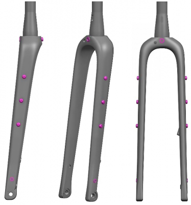 32'' Gravel All-Road Carbon Disc Brake Fork